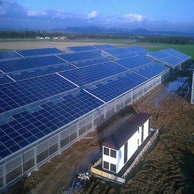 Hot Dip Galvanizing Q235B Greenhouse Solar Mounting Structures