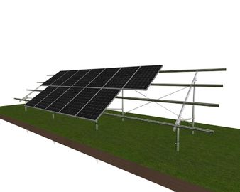 良い価格 分野地面によって取付けられる太陽PVシステムねじ基礎60m/S風速の銀を開けて下さい オンライン