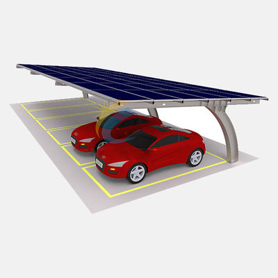 良い価格 オン/オフ格子屋外のCarportの太陽系は光起電パネル安定性が高い電流を通された太陽車の駐車棚を防水する オンライン