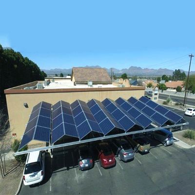 良い価格 車港の駐車の地上の取付けシステムのためのTo130mphの太陽Carport 60kwの上 オンライン
