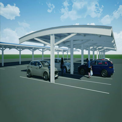 良い価格 CarportのためのBIPVの太陽電池パネルの悩ますシステムを傾ける15deg オンライン