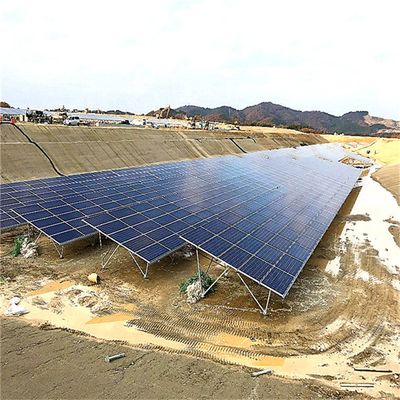 良い価格 OEM ODMの簡単な構造の地面台地の土台システム太陽電池パネルの取付金具 オンライン
