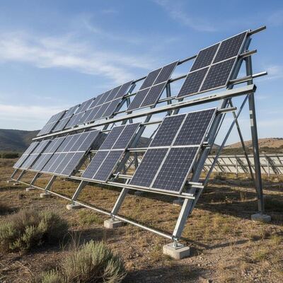 良い価格 景観または肖像画モジュールの方向性 太陽光パネルの地面マウントシステムは,地面離れる距離が最大1.2m,高度離れる距離が8〜15フィート オンライン