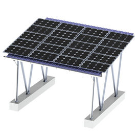 良い価格 地上の住宅の太陽カーポートのキットの鋼鉄はコンクリート ブロックの基礎をかっこに入れます オンライン