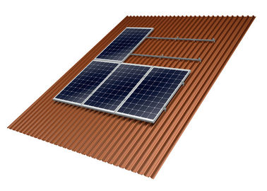 良い価格 家の太陽電池パネルの屋根の土台システム10-60°傾き角度は反腐食物を陽極酸化しました オンライン