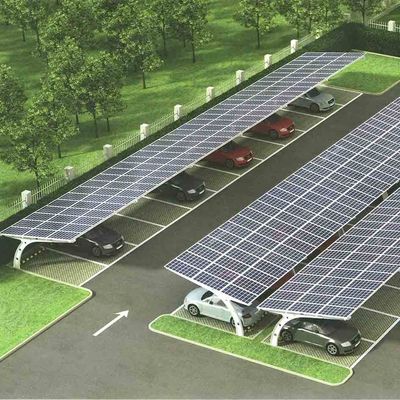 格子を離れて鋼鉄CarportはSolar Energyパネル取り付け システムを取除いた