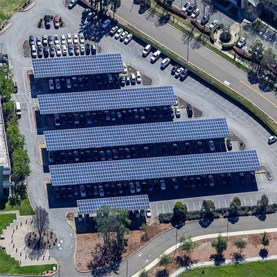良い価格 Framelessパネルは地面Q345をCarportのための6063のPVの土台システム開ける オンライン