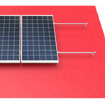 良い価格 システムを取付ける陽極酸化されたアルミニウムの及び電流を通された及びステンレス製のタイルの太陽電池パネルの屋根 オンライン