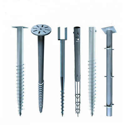 良い価格 Hot Dipped Galvanized Spiral Shape Ground Screw Piles 1000~3500mm Length オンライン