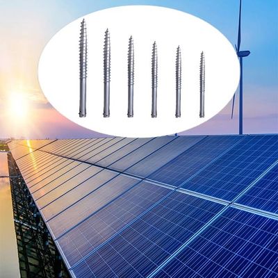 良い価格 Hot Dip Galvanized Ground Screw Piles 2.75mm 3mm 3.5mm Thickness オンライン
