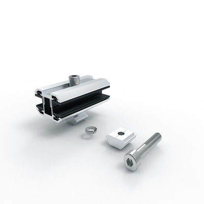 アルミ合金のAL 6005のT5倍ガラス太陽モジュールの端クランプ