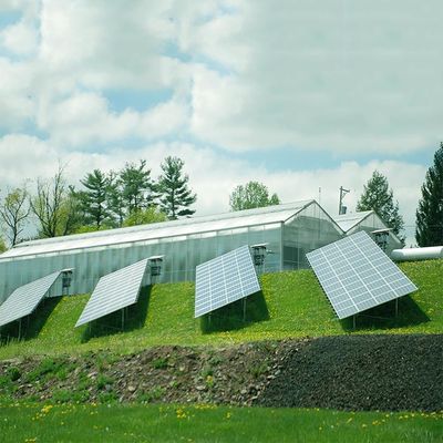 良い価格 金属は温室のための景色または肖像画の太陽エネルギーシステムを組み立てる オンライン