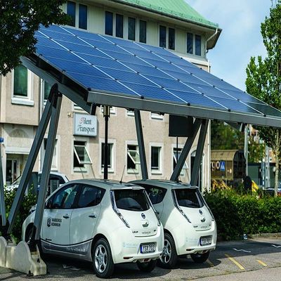 良い価格 5deg 10deg 15degは景色のためのアルミニウムCarportの太陽系を陽極酸化した オンライン
