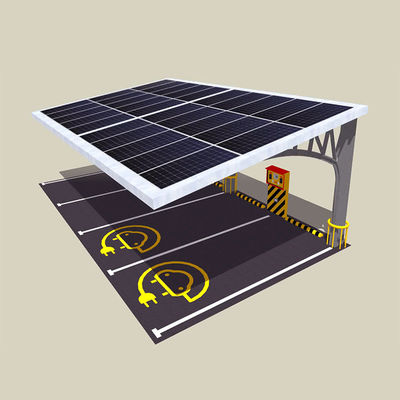 良い価格 金属のCarportのためのカスタマイズされた角度の太陽電池パネルの悩ますシステム オンライン