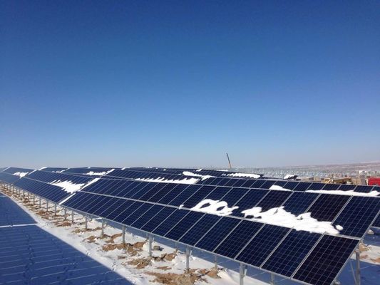 Q235BQ345B溶融亜鉛めっき/陽極酸化PV取り付けシステムを備えたソーラーパネルブラケット