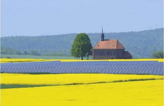 厚さ0.5mm - 15mmは鋼鉄太陽地面の土台システム太陽ブラケットに電流を通した